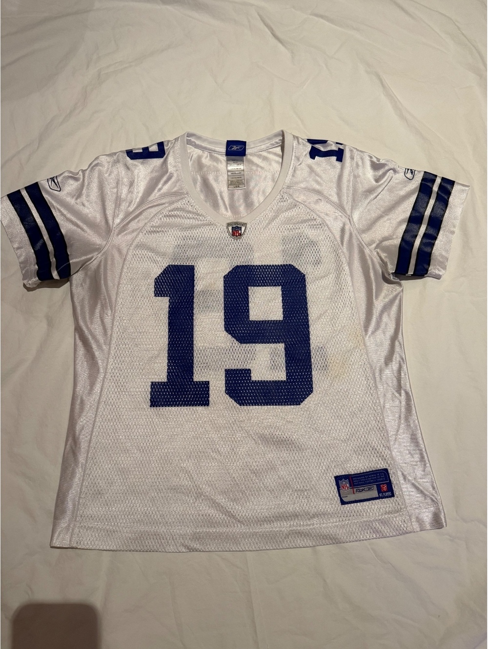 Reebok NFL Dallas Cowboys Miles Austin #19 White Jersey